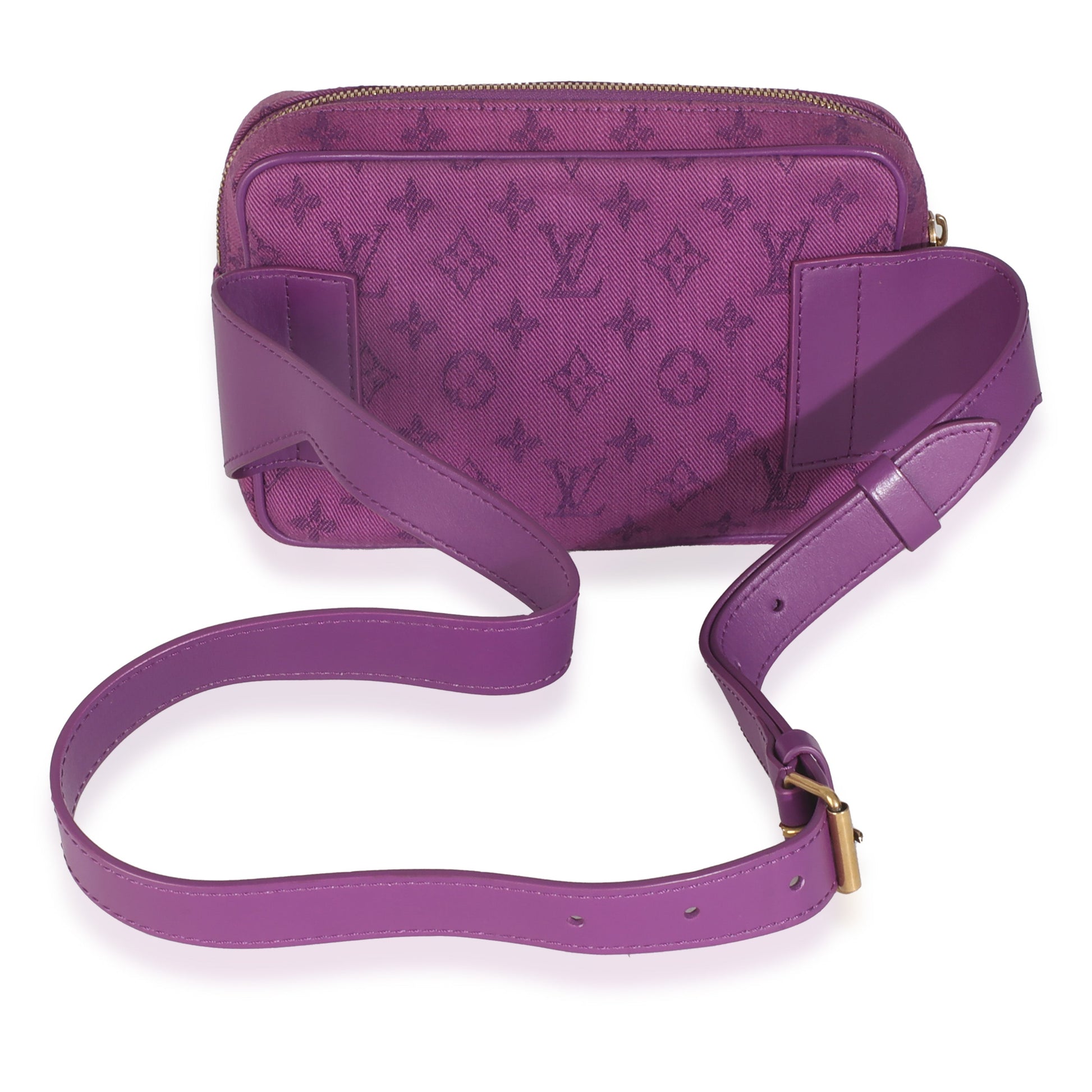 Louis Vuitton Purple Monogram Denim Outdoor Bumbag