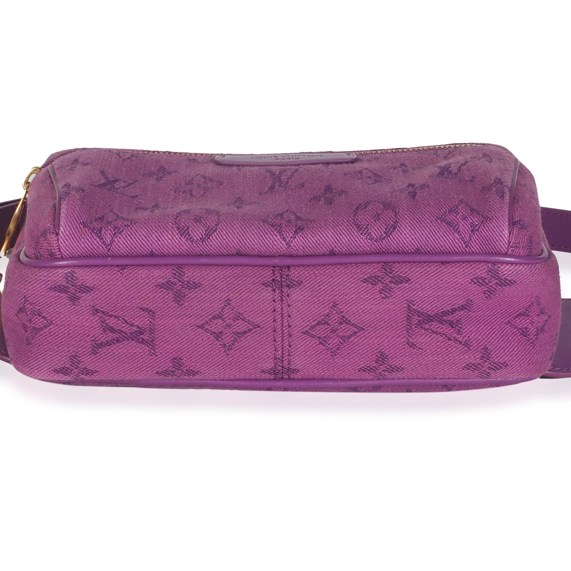 Louis Vuitton Purple Monogram Denim Outdoor Bumbag