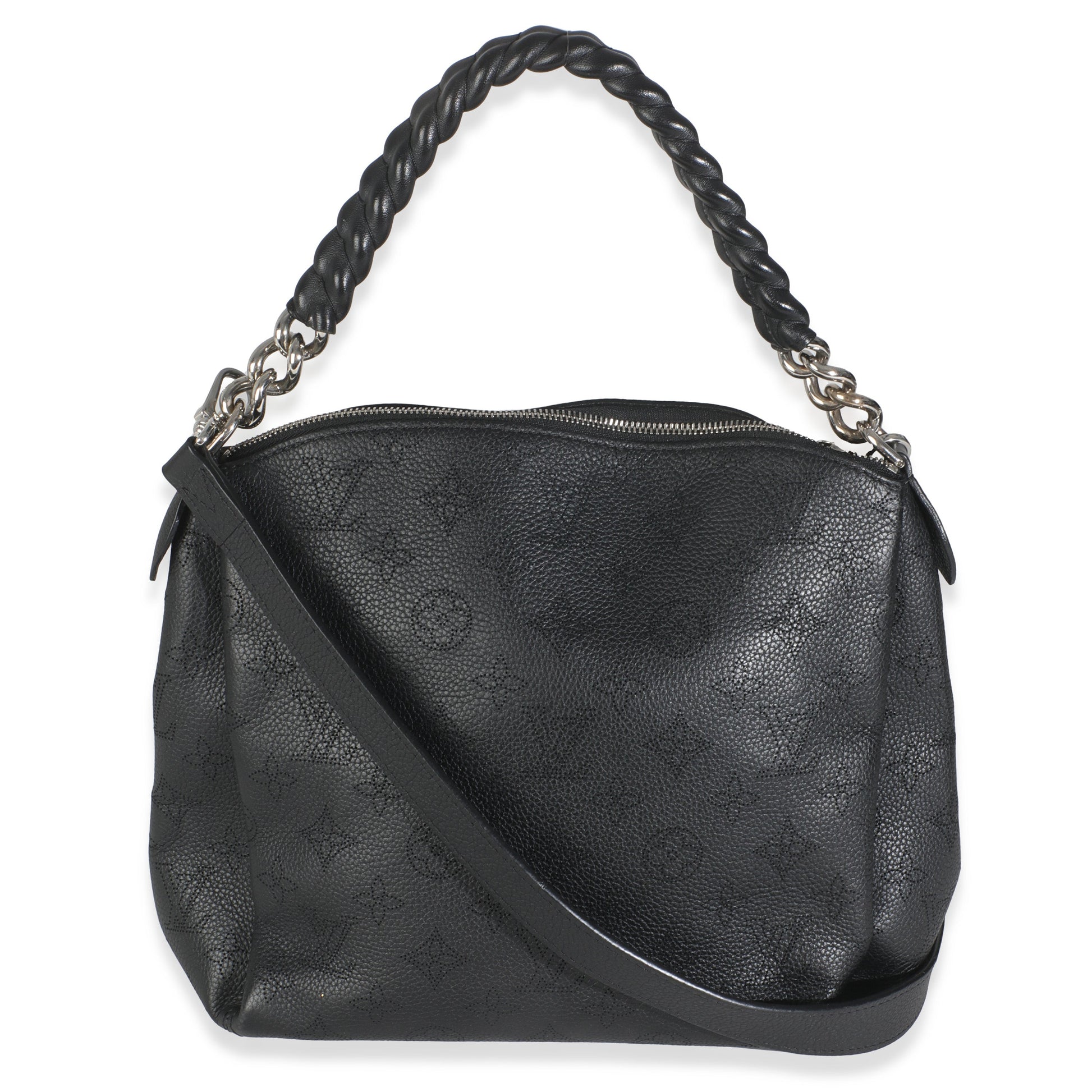 Louis Vuitton Black Monogram Mahina Babylone BB