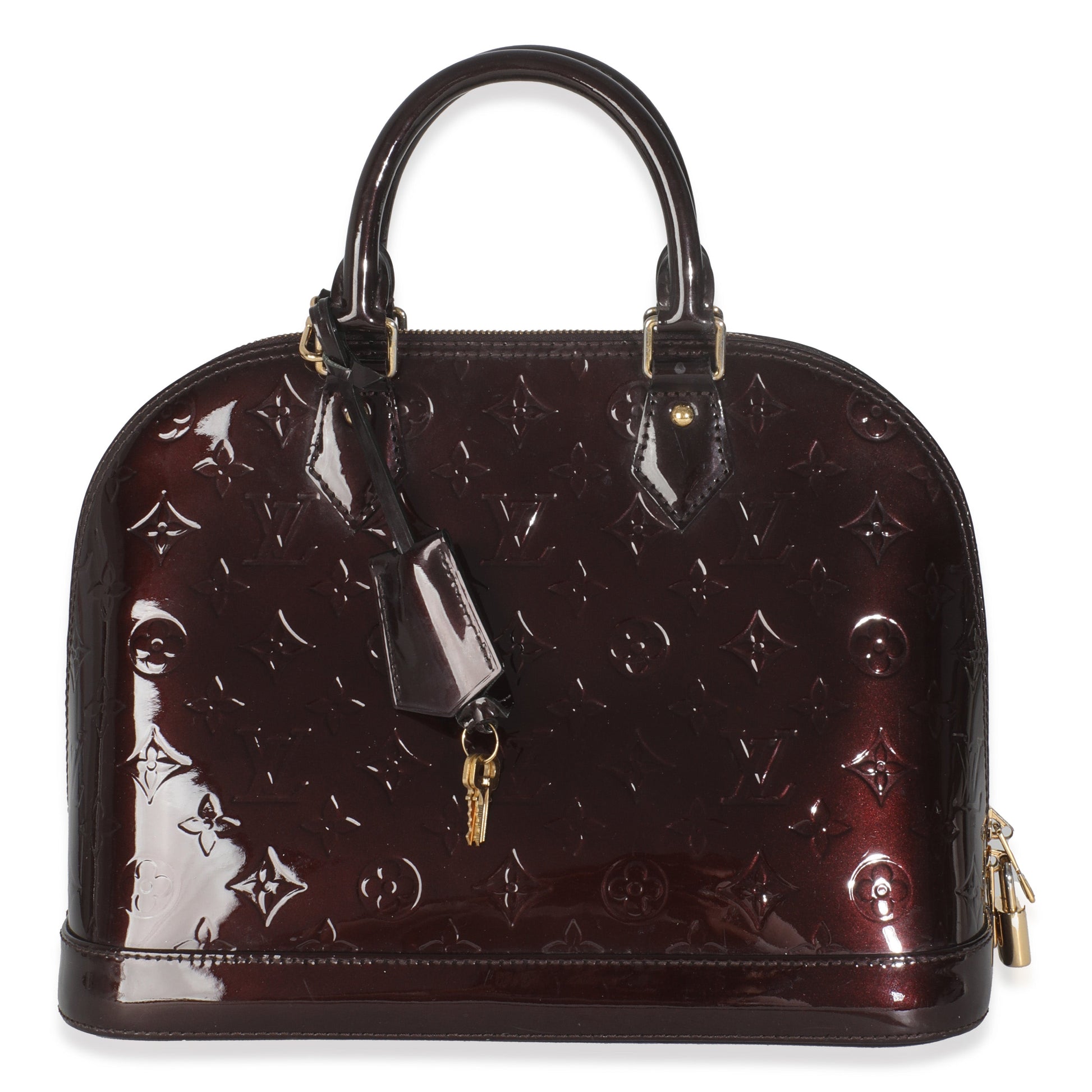 Louis Vuitton Amarante Monogram Vernis Alma PM