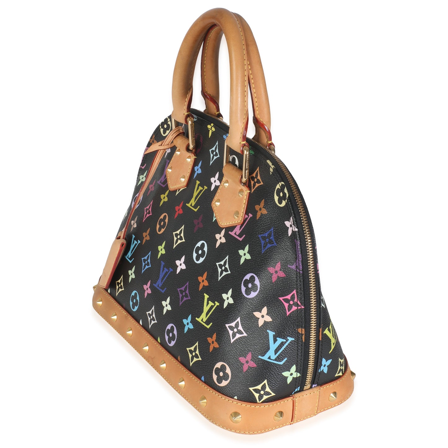Louis Vuitton x Murakami Black Monogram Multicolor Canvas Alma PM