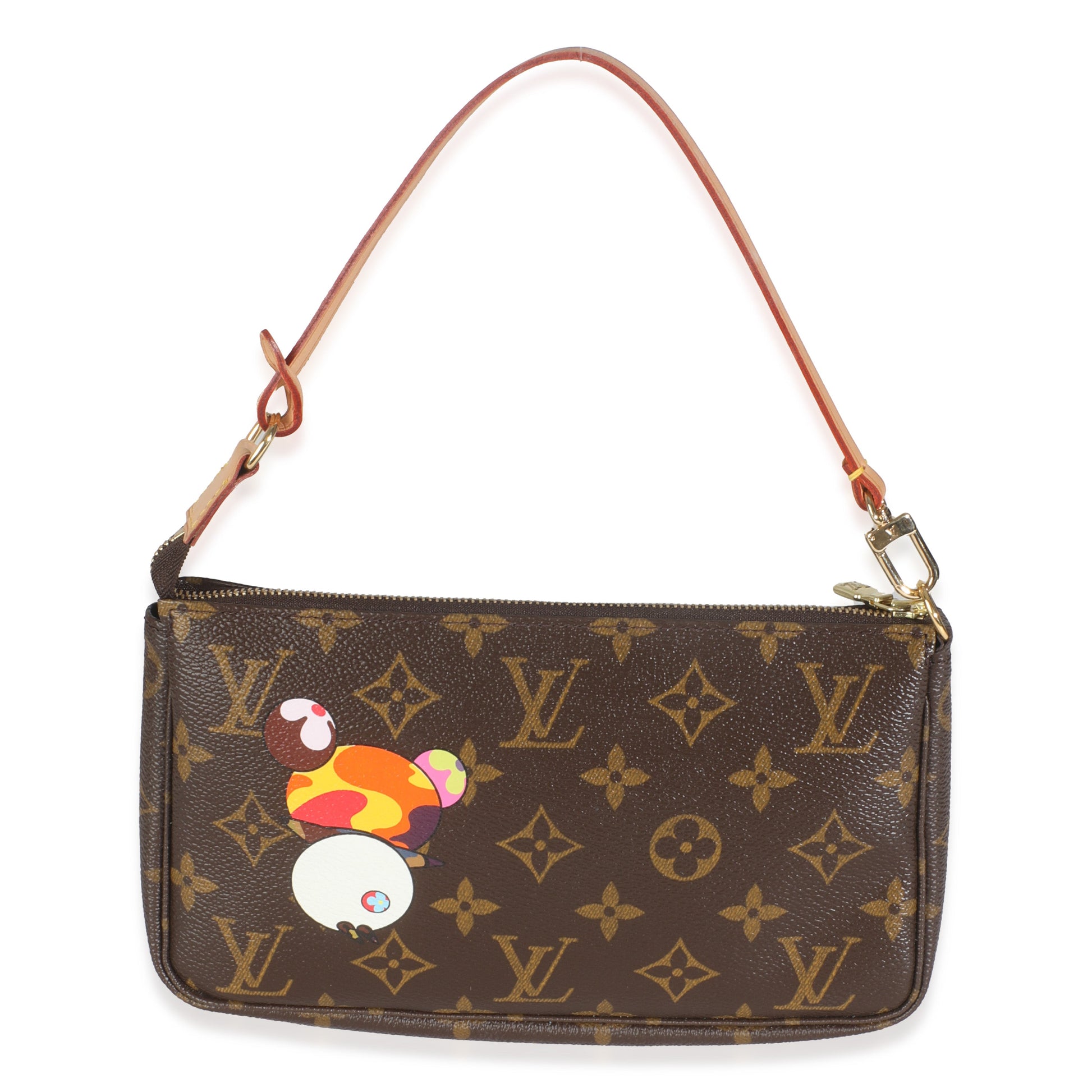 Louis Vuitton x Takashi Murakami Monogram Canvas Panda Pochette Accessoires