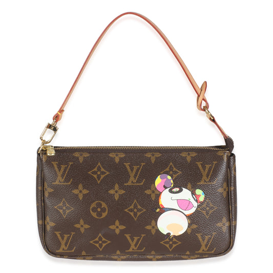 Louis Vuitton x Takashi Murakami Monogram Canvas Panda Pochette Accessoires