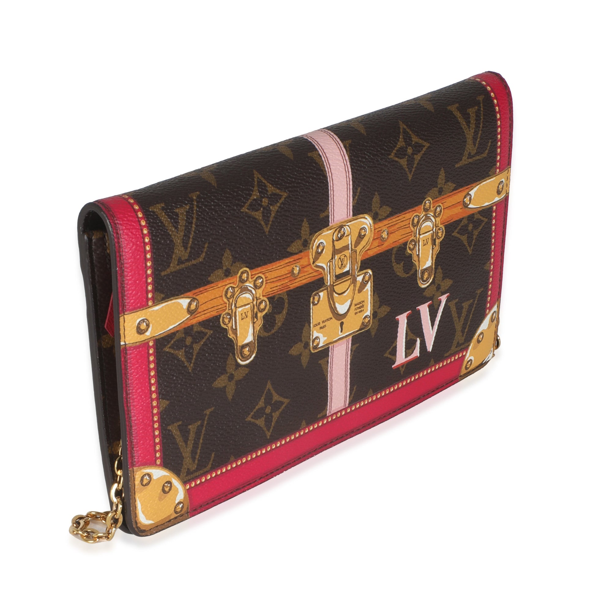 Louis Vuitton Monogram Canvas Summer Trunks Weekend Pochette