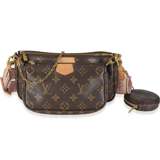 Louis Vuitton Rose Ballerine Monogram Canvas Multi Pochette Accessories