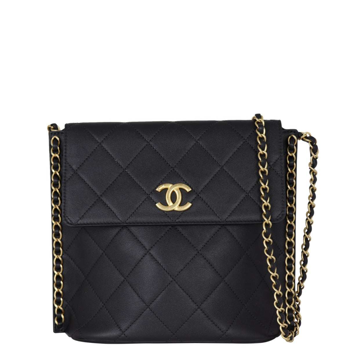 Chanel Quilted Hobo Bag Small