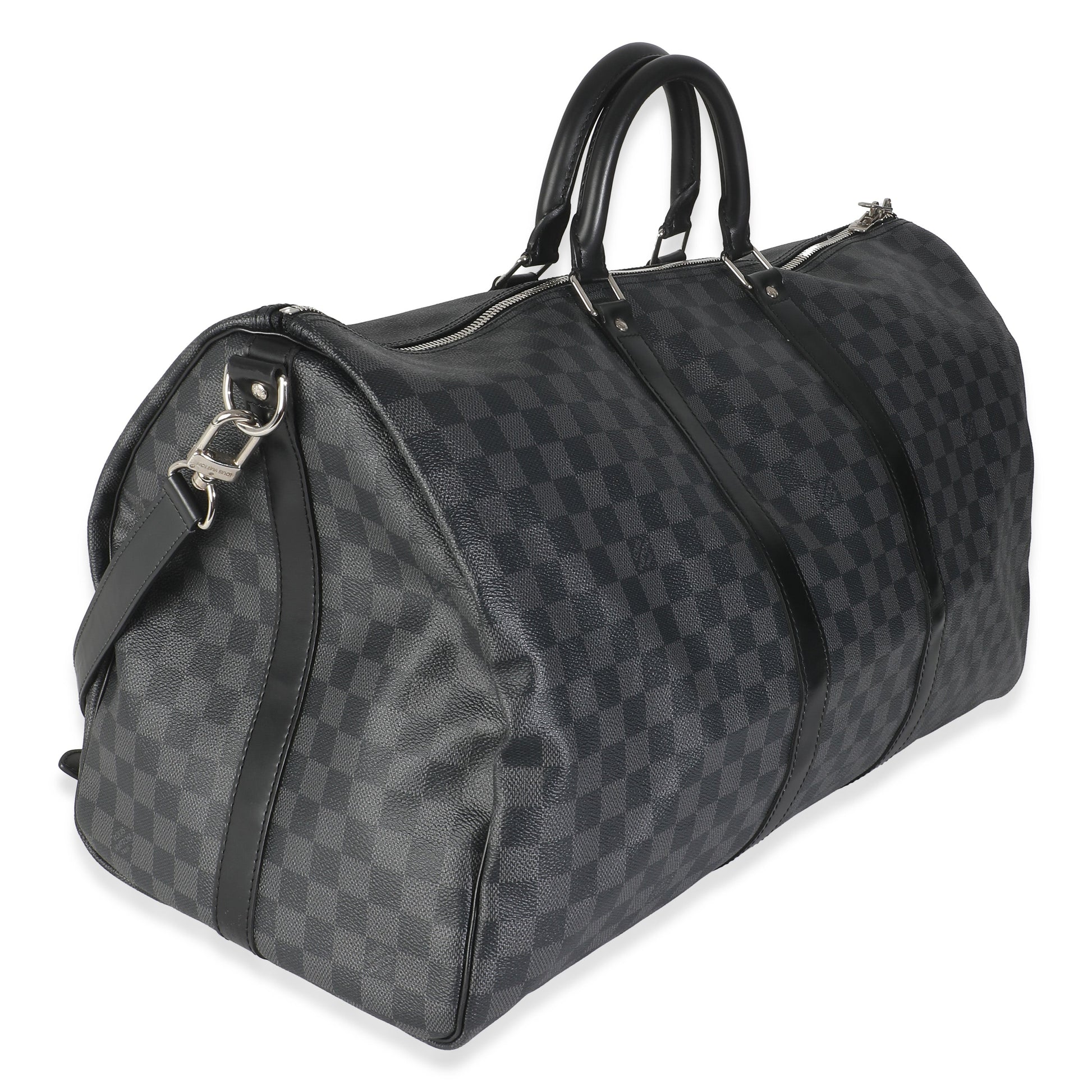 Louis Vuitton Damier Graphite Canvas Keepall Bandouliere 55