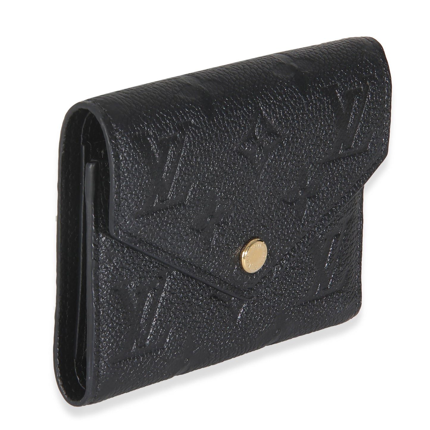 Louis Vuitton Black Monogram Empreinte Victorine Wallet