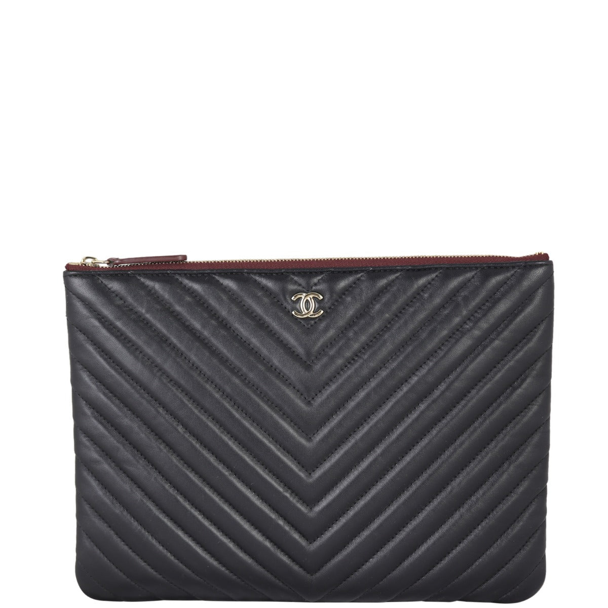 Chanel Chevron O-Case Medium