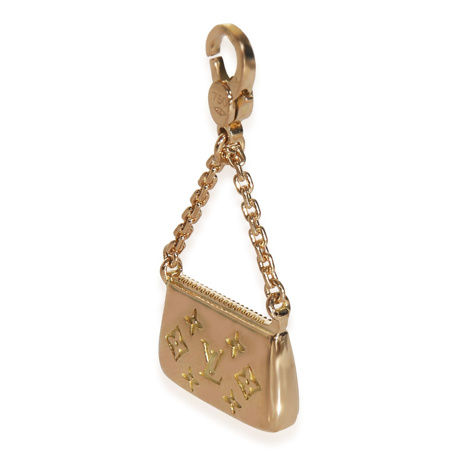 Louis Vuitton Yellow GoldMonogram Purse Charm