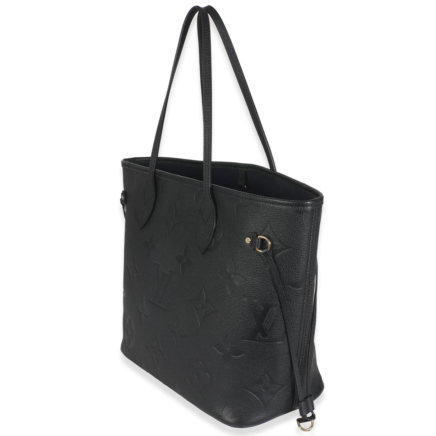 Louis Vuitton Black Monogram Empreinte Neverfull MM