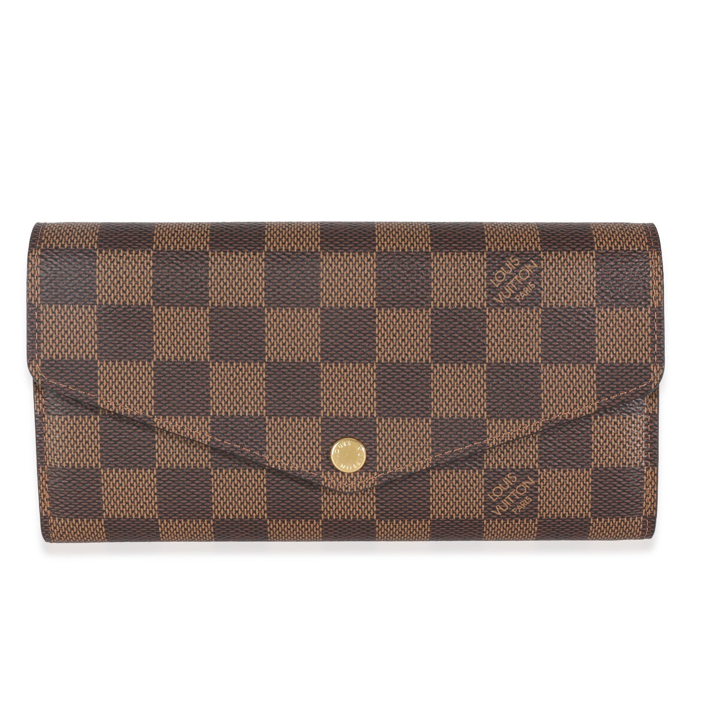 Louis Vuitton Damier Ebene Canvas Sarah Wallet