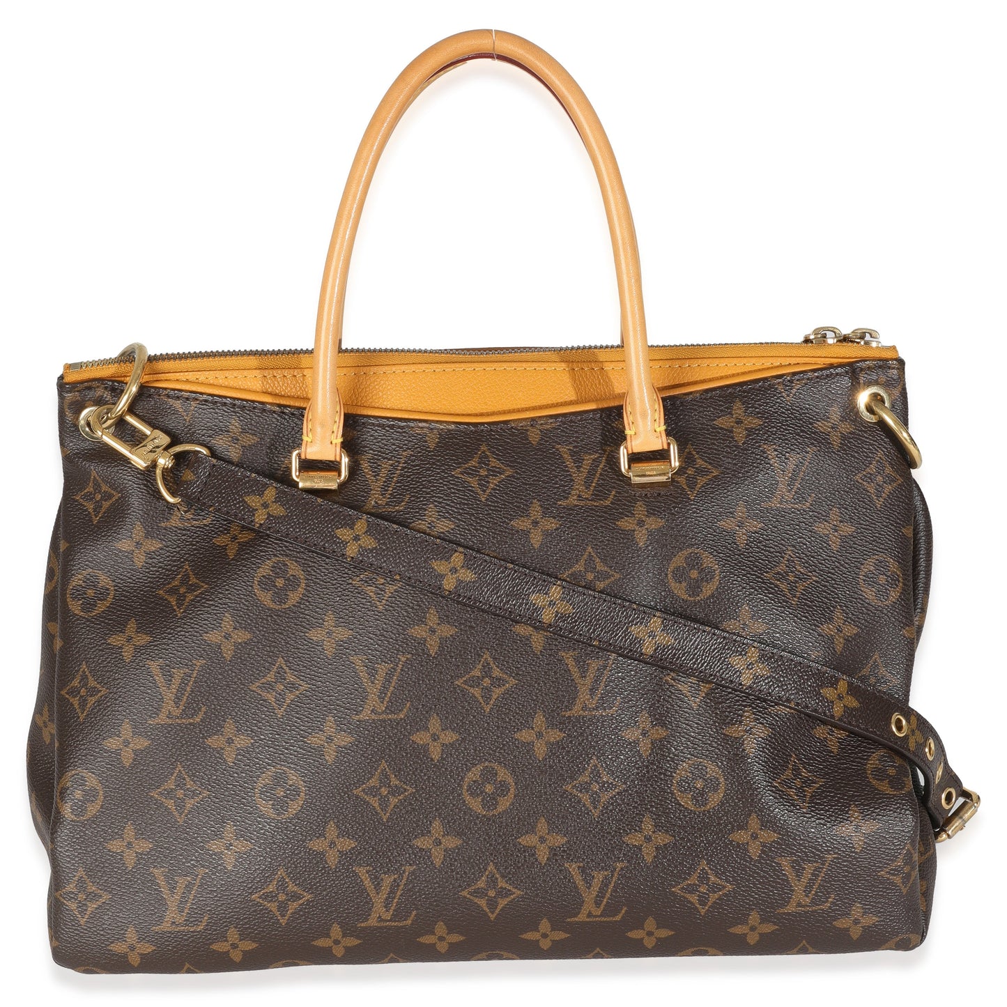 Louis Vuitton Saffron Monogram Canvas Pallas MM