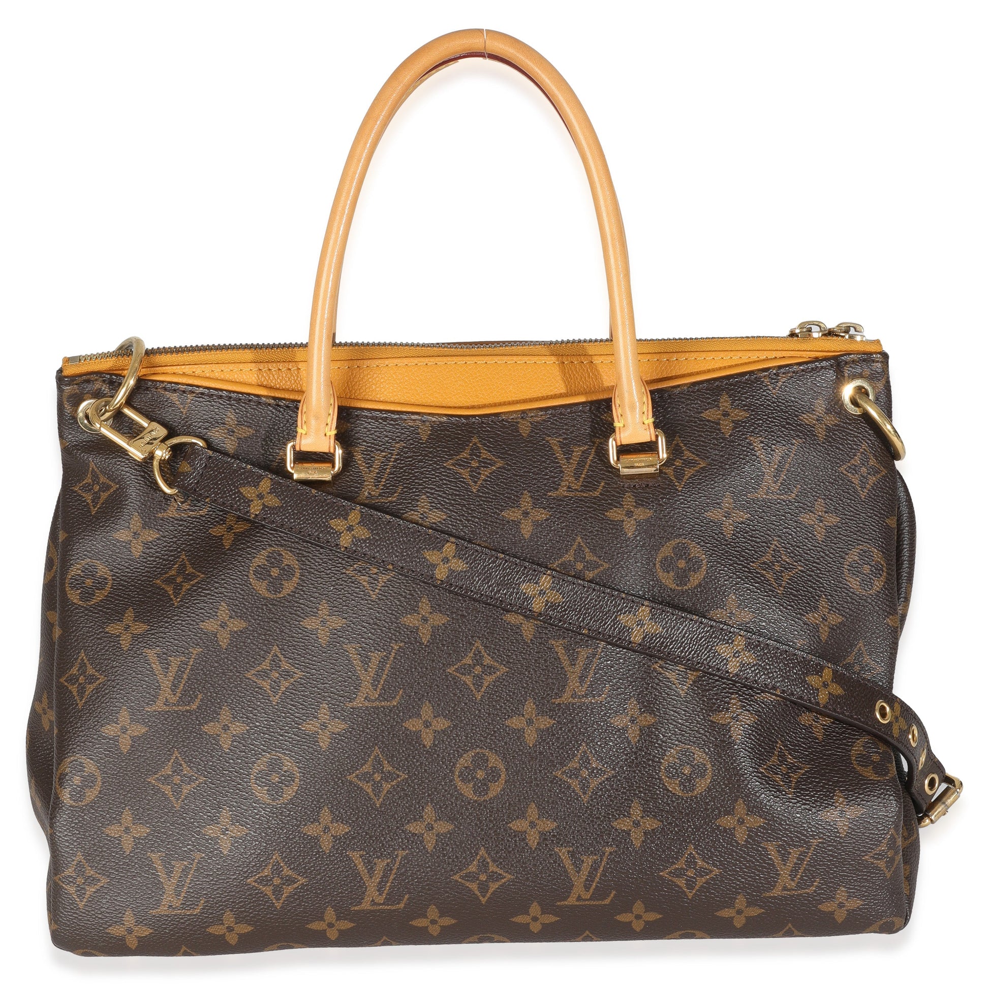 Louis Vuitton Saffron Monogram Canvas Pallas MM