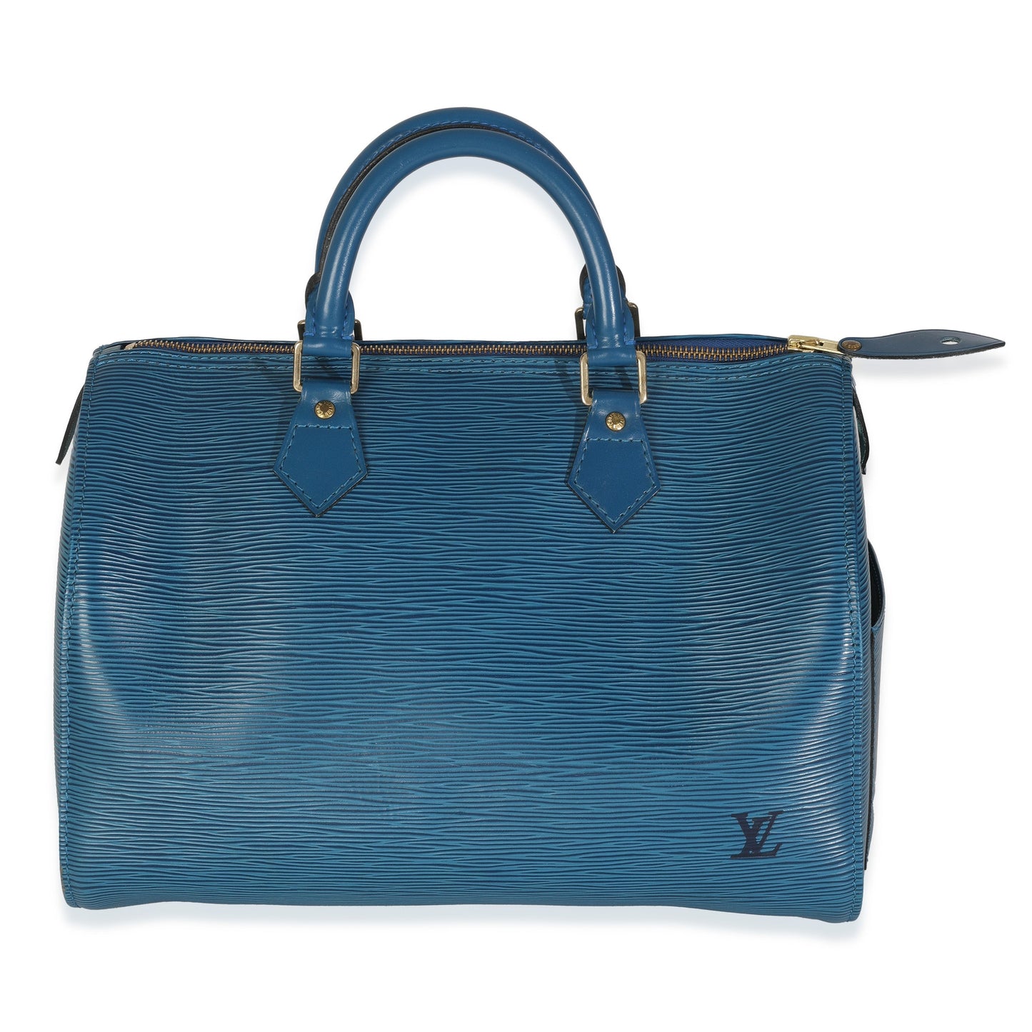 Louis Vuitton Toledo Blue Epi Speedy 30