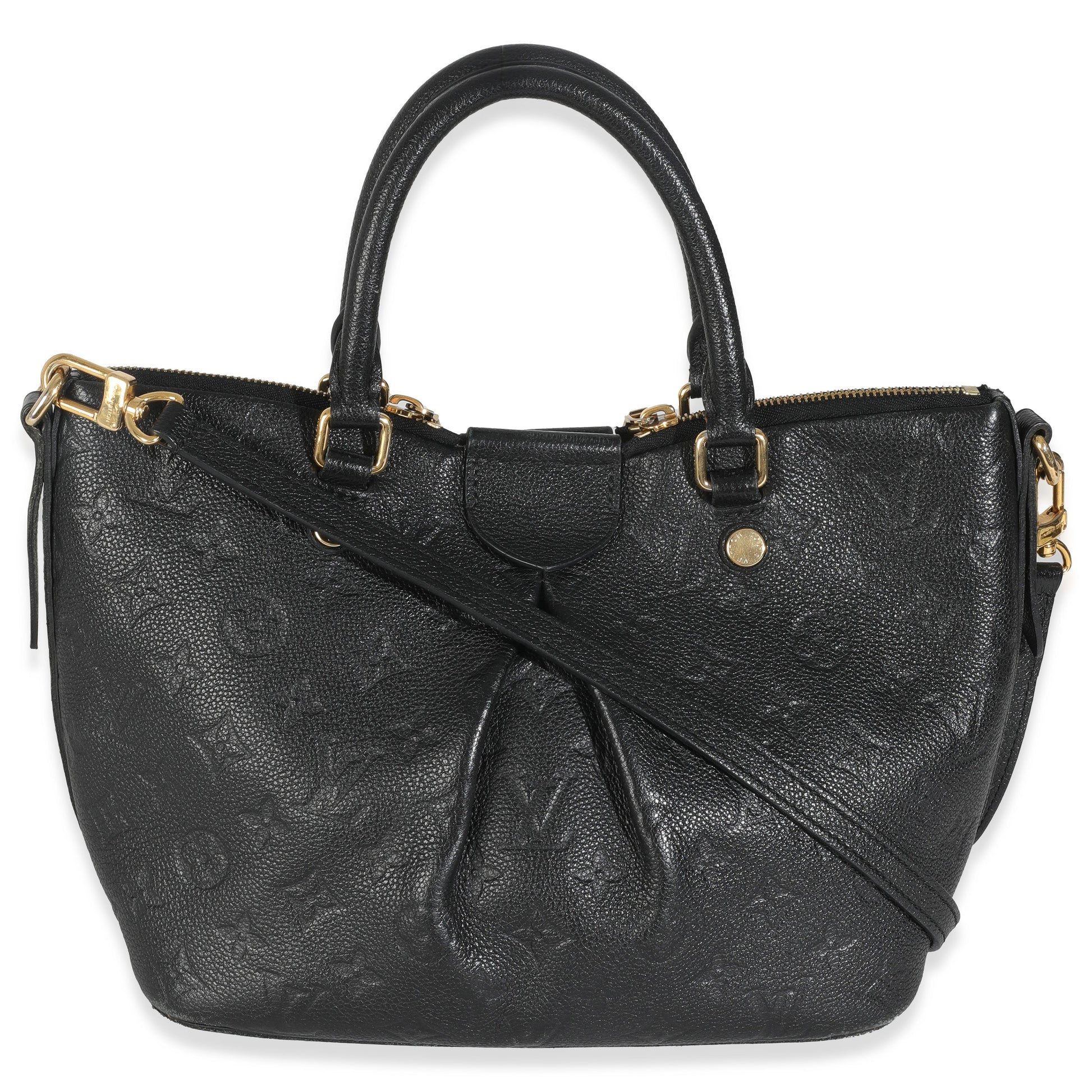 Louis Vuitton Black Monogram Empreinte Mazarine PM