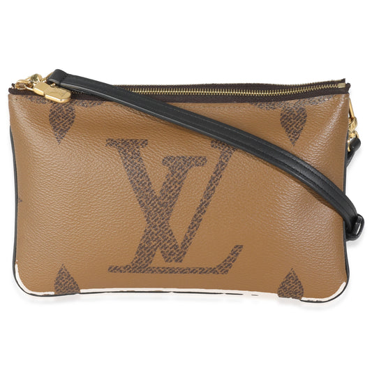 Louis Vuitton Reverse Monogram Giant Canvas Double Zip Pochette