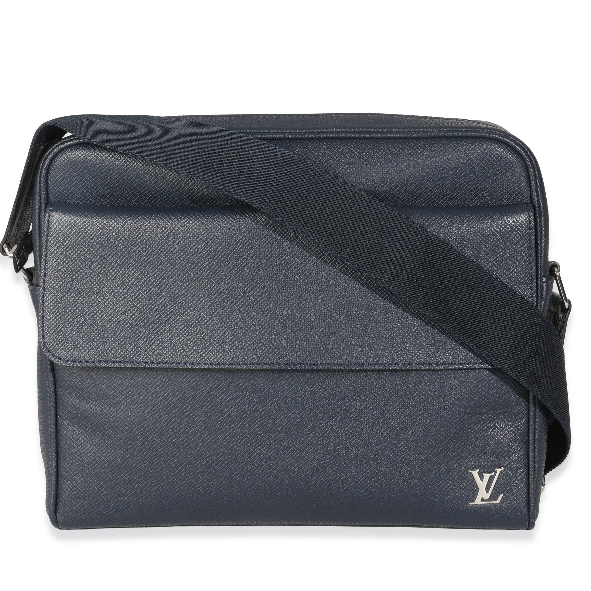 Louis Vuitton Navy Taiga Alex Messenger