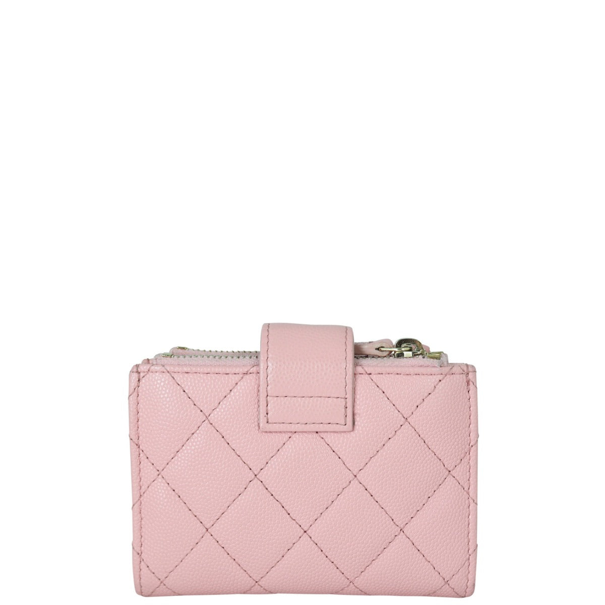 Chanel Double Zip Mini French Wallet