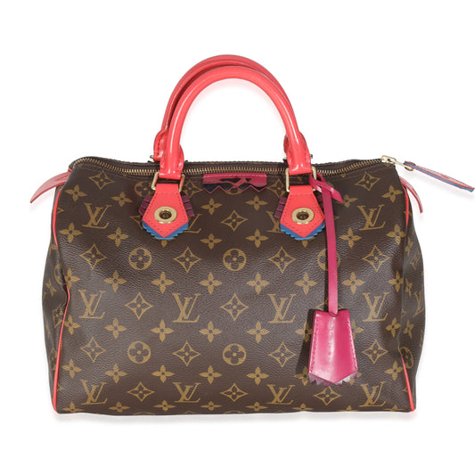 Louis Vuitton Flamingo Monogram Canvas Totem Speedy 30