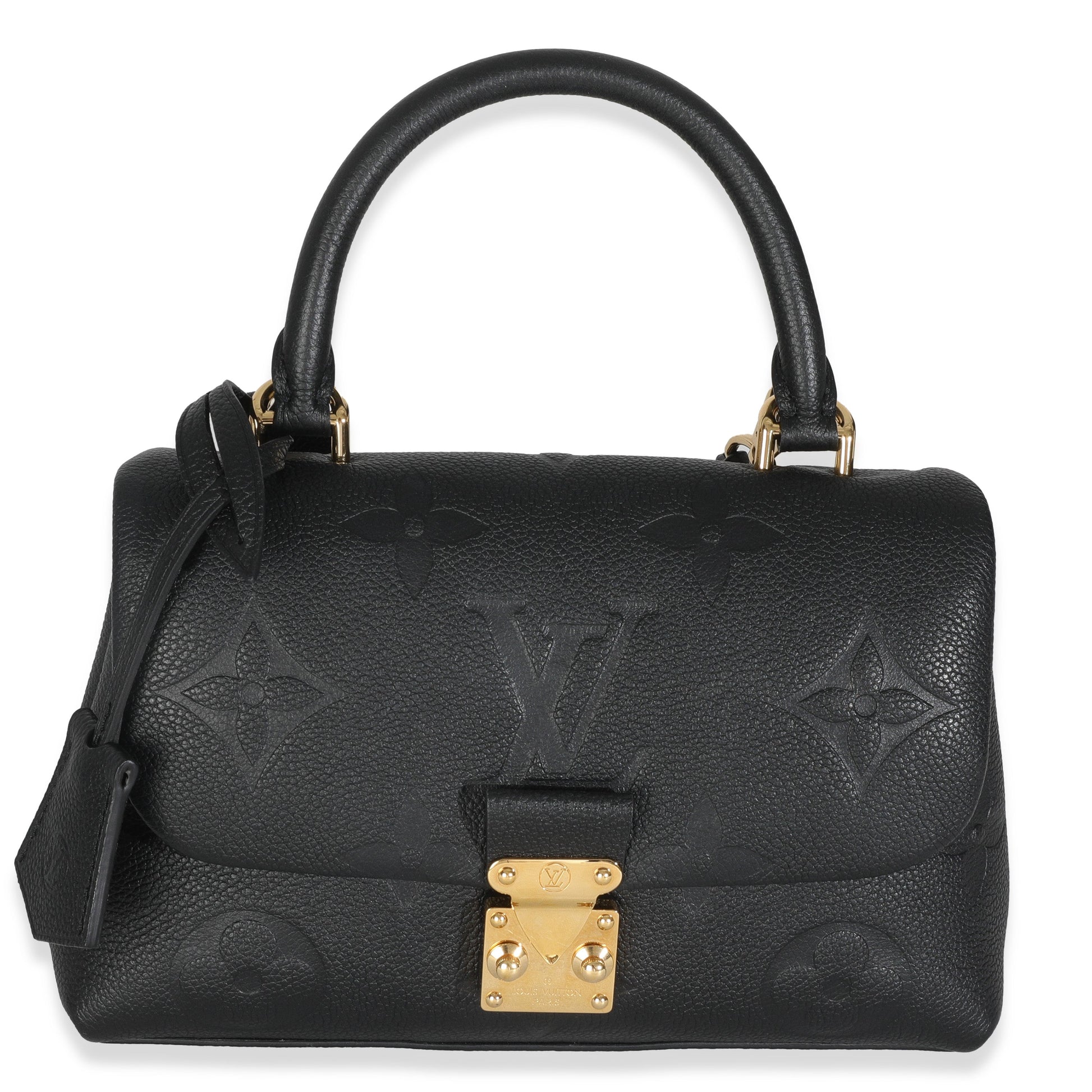 Louis Vuitton Black Monogram Empreinte Madeleine BB