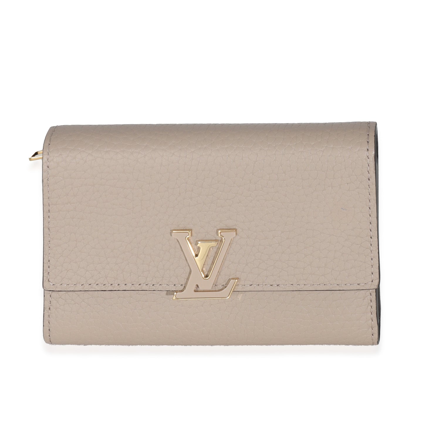 Louis Vuitton Galet Taurillon Capucines Compact Wallet