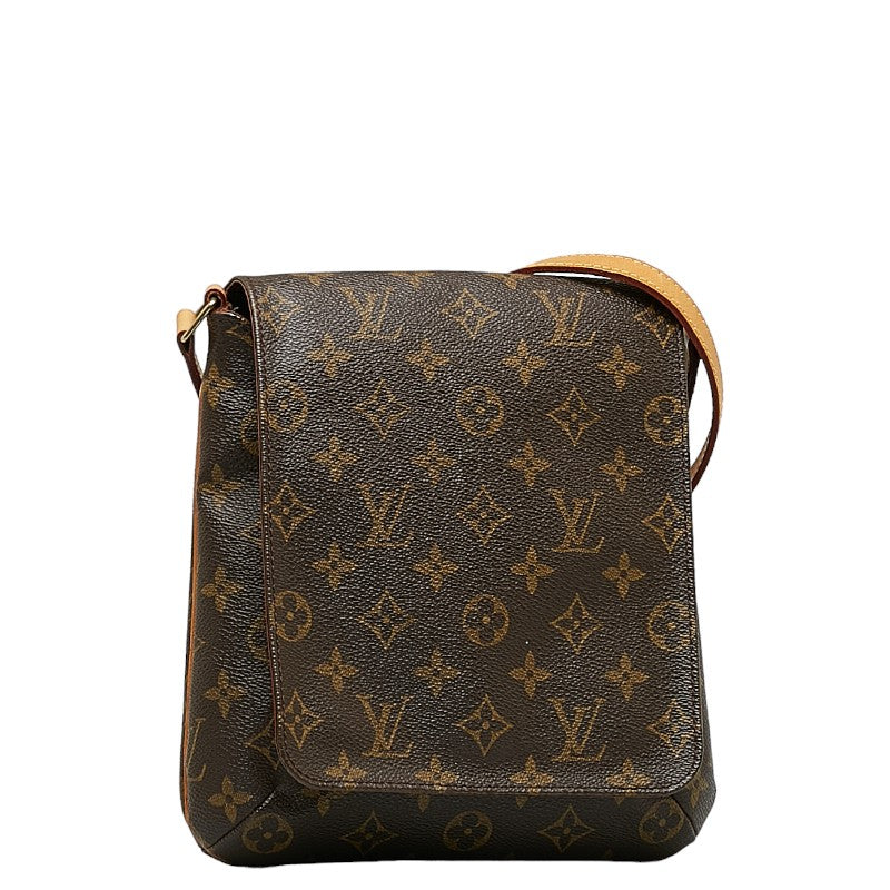 Louis Vuitton Monogram Musée Salsa Long Shoulder Bag M51387 Brown PVC Leather Louis Vuitton