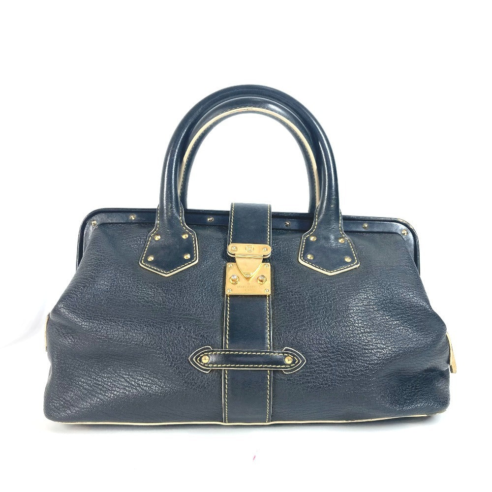 LOUIS VUITTON Handbag M91805 Suhari leather black Suhari Angenieux PM Studs Women