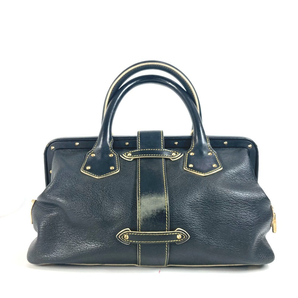 LOUIS VUITTON Handbag M91805 Suhari leather black Suhari Angenieux PM Studs Women