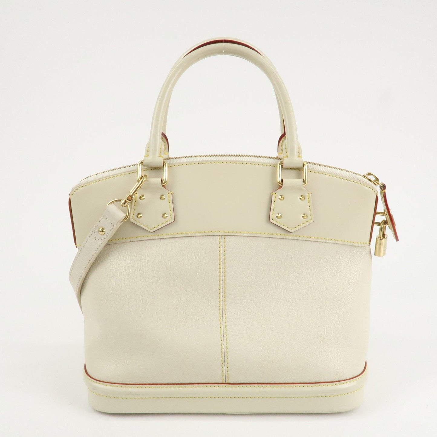Louis Vuitton Suhari Lockit PM 2Way Hand Shoulder Bag Blanc M91887