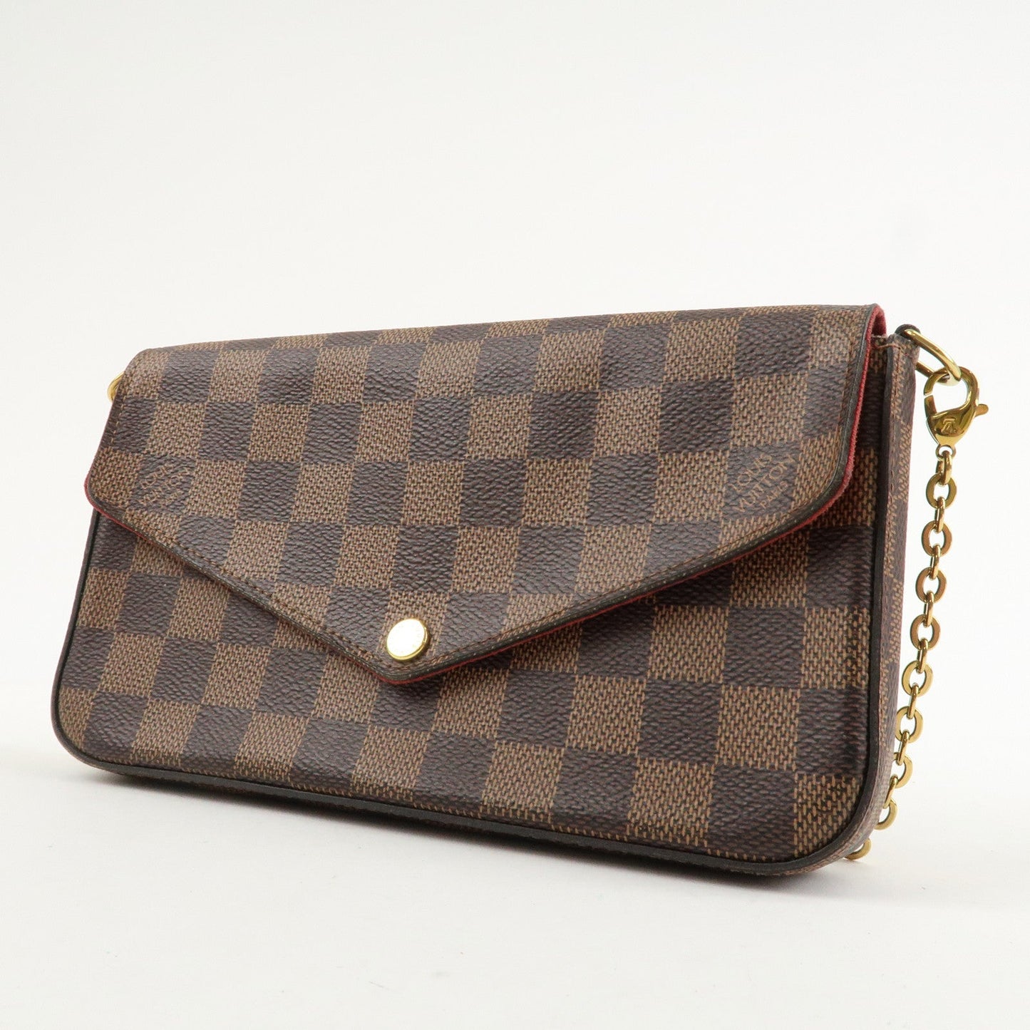 Louis Vuitton Damier Pochette Felicie Shoulder Bag Brown N40492