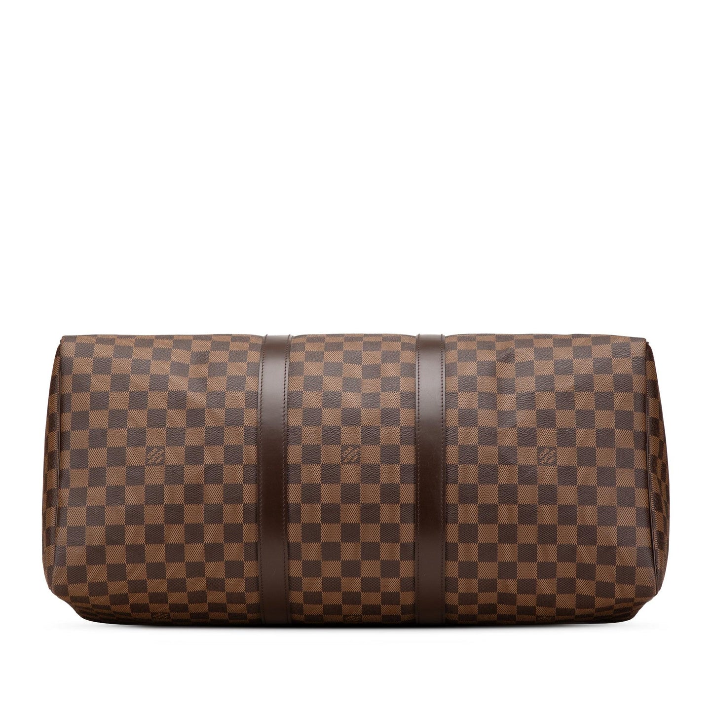 Brown Louis Vuitton Damier Ebene Keepall 50 Travel Bag