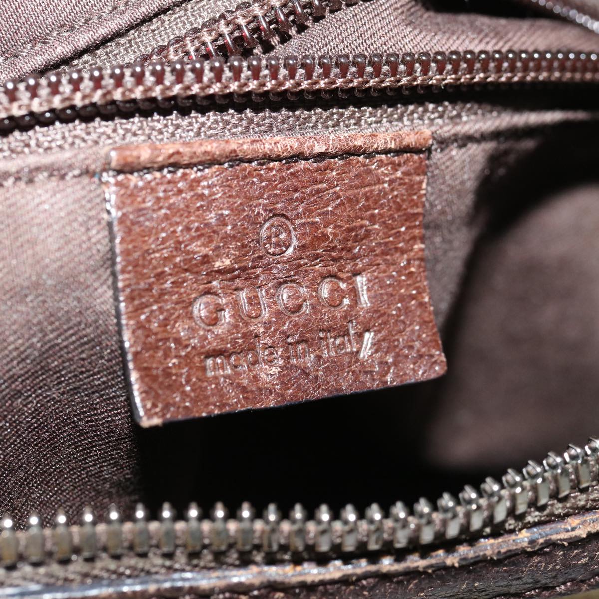 Gucci Gg Canvas Brown Canvas Shoulder Bag ( )