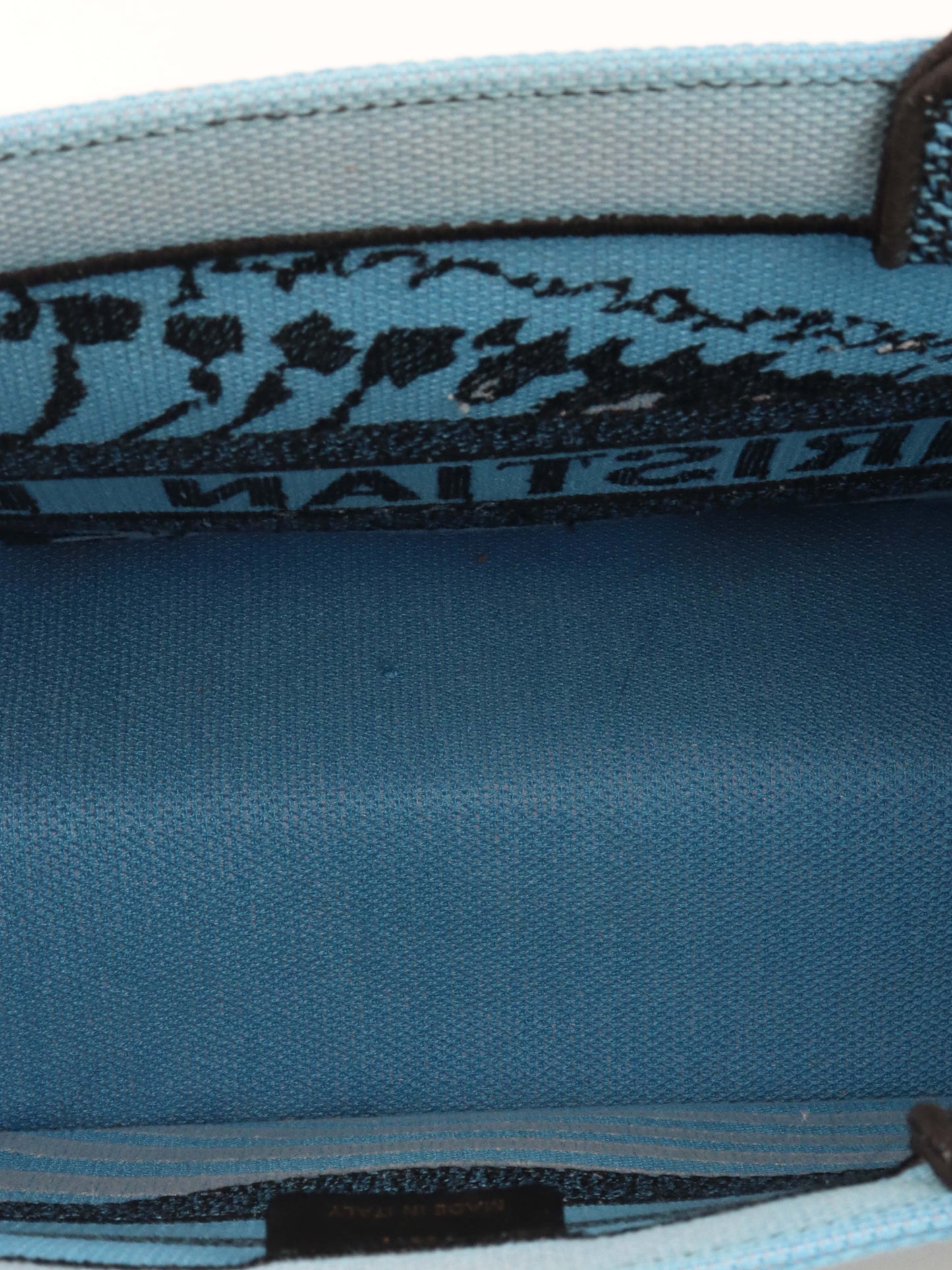 Dior Small Book Tote Blue.