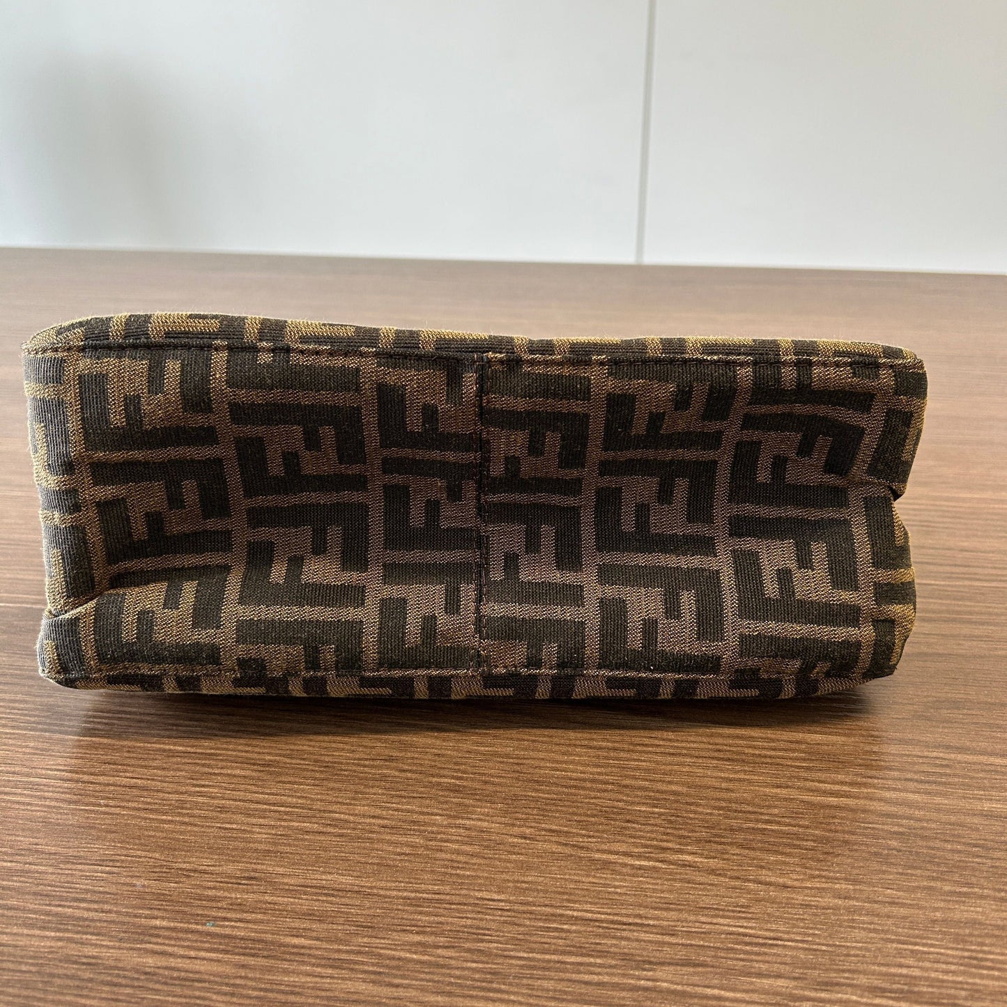 Fendi Zucca FF Baguette  - Brown Shoulder Bags, Handbags LB121658