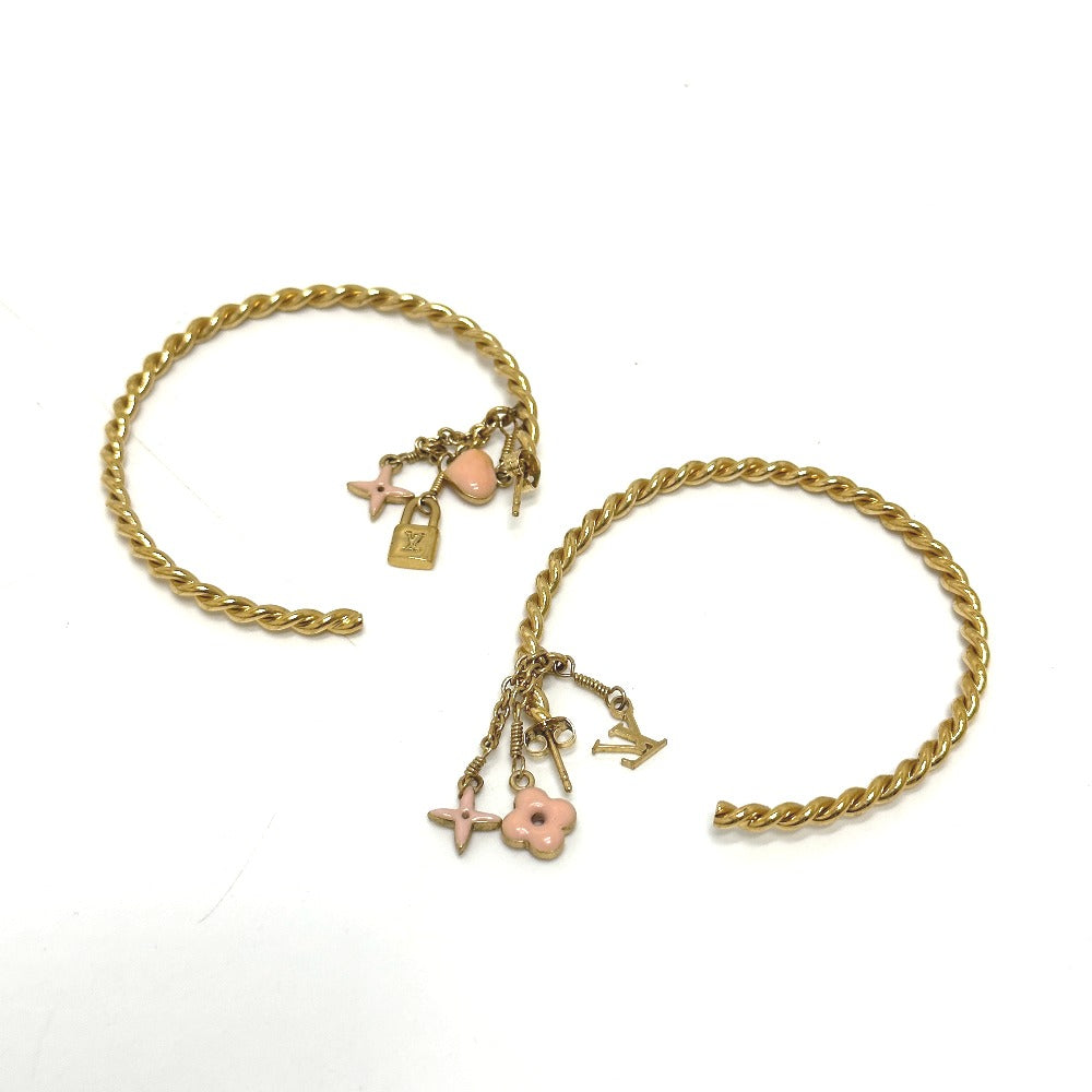 LOUIS VUITTON Pierce M65481 metal pink Accessories Creole Sweet Monogram Women