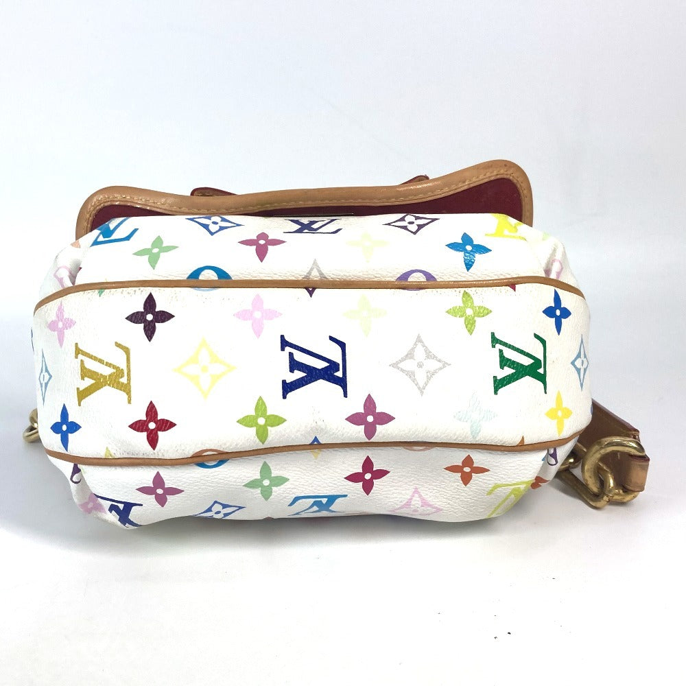 LOUIS VUITTON Shoulder Bag M40305 Monogram multicolor canvas white Monogram multicolor Patty Ribbon Ribbon Women