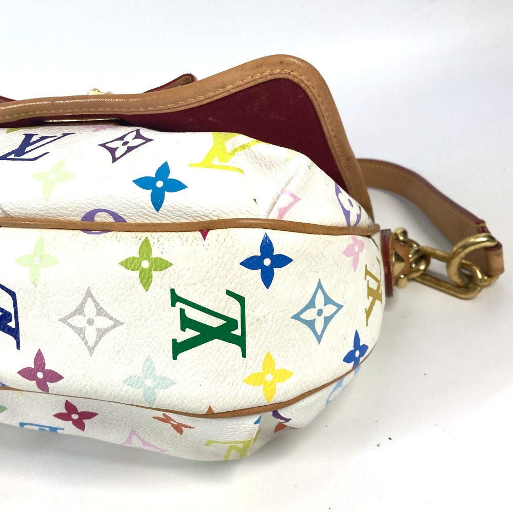 LOUIS VUITTON Shoulder Bag M40305 Monogram multicolor canvas white Monogram multicolor Patty Ribbon Ribbon Women