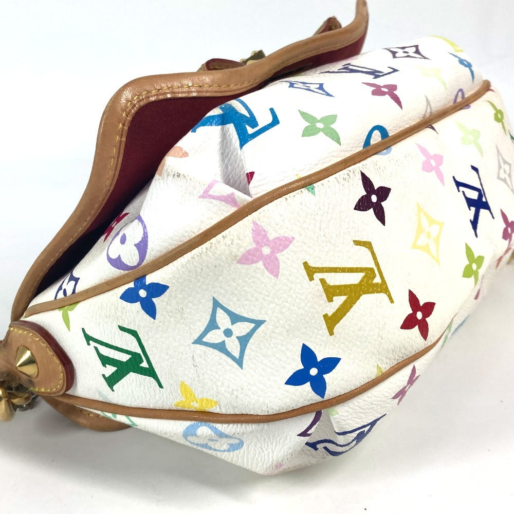 LOUIS VUITTON Shoulder Bag M40305 Monogram multicolor canvas white Monogram multicolor Patty Ribbon Ribbon Women