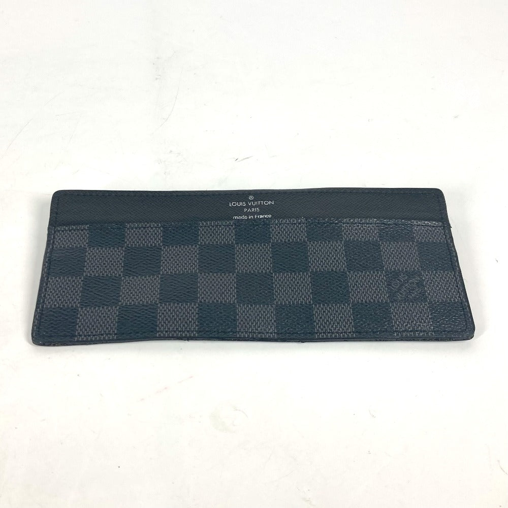 LOUIS VUITTON Card Case N63084 Damier Grafitto Canvas black Damier Grafitte Portefeuille Ron mens