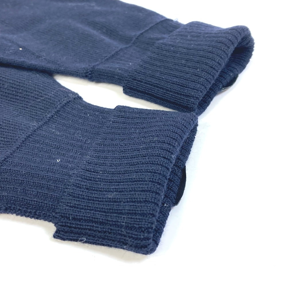 LOUIS VUITTON Glove M70305 wool Navy Gon Triple V mens