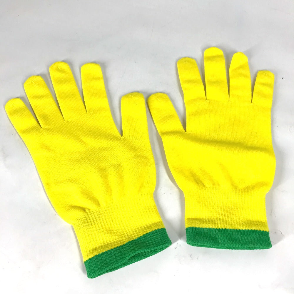 LOUIS VUITTON gloves MP2370 Nylon, Polyurethane yellow Gon RGB mens