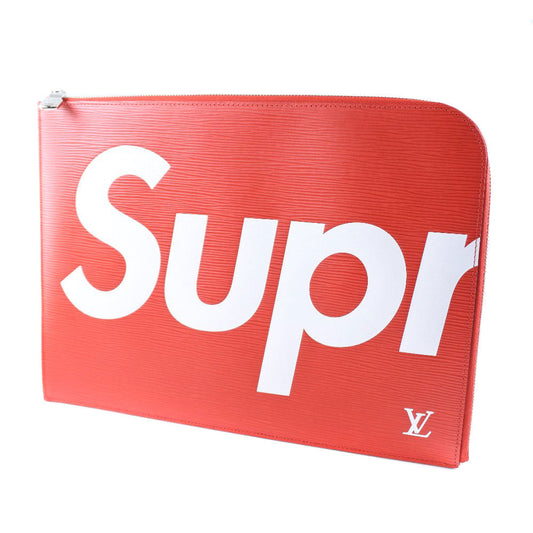 LOUIS VUITTON Clutch bag M67722 Epi Leather Red Supreme collaboration Pochette Jules GM
