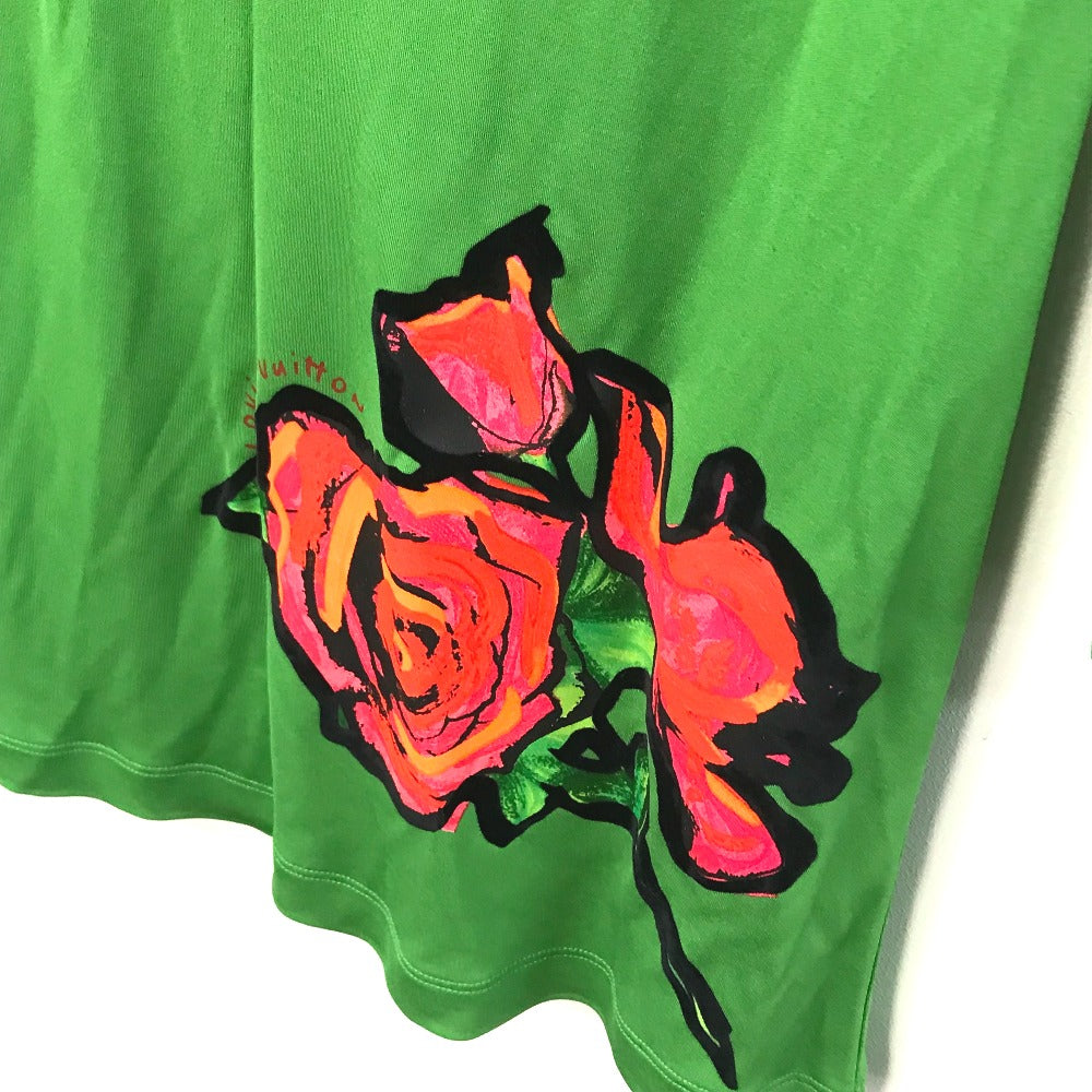 LOUIS VUITTON one piece Rayon green Stephen Sprouse Rose Women 36