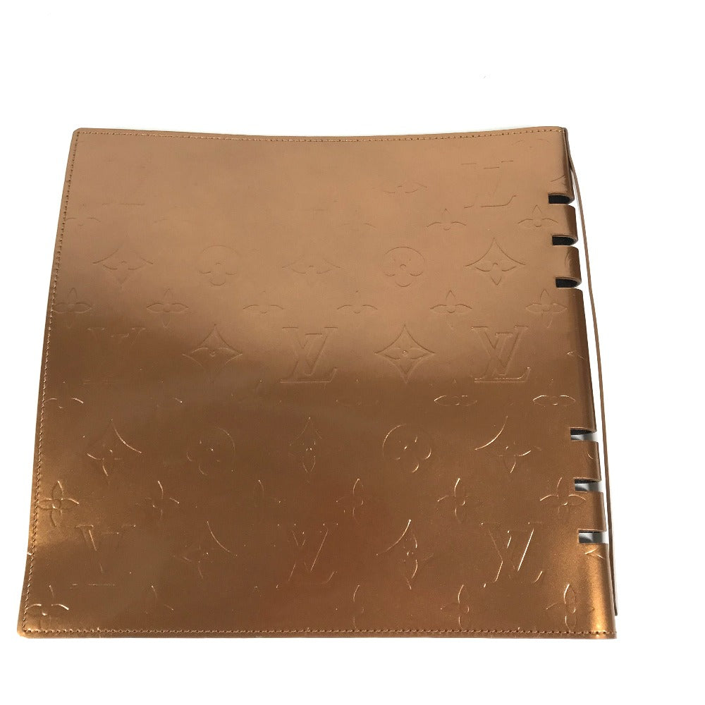 LOUIS VUITTON Note cover Monogram Vernis Brown Monogram Vernis Book Cover Album Cover Women