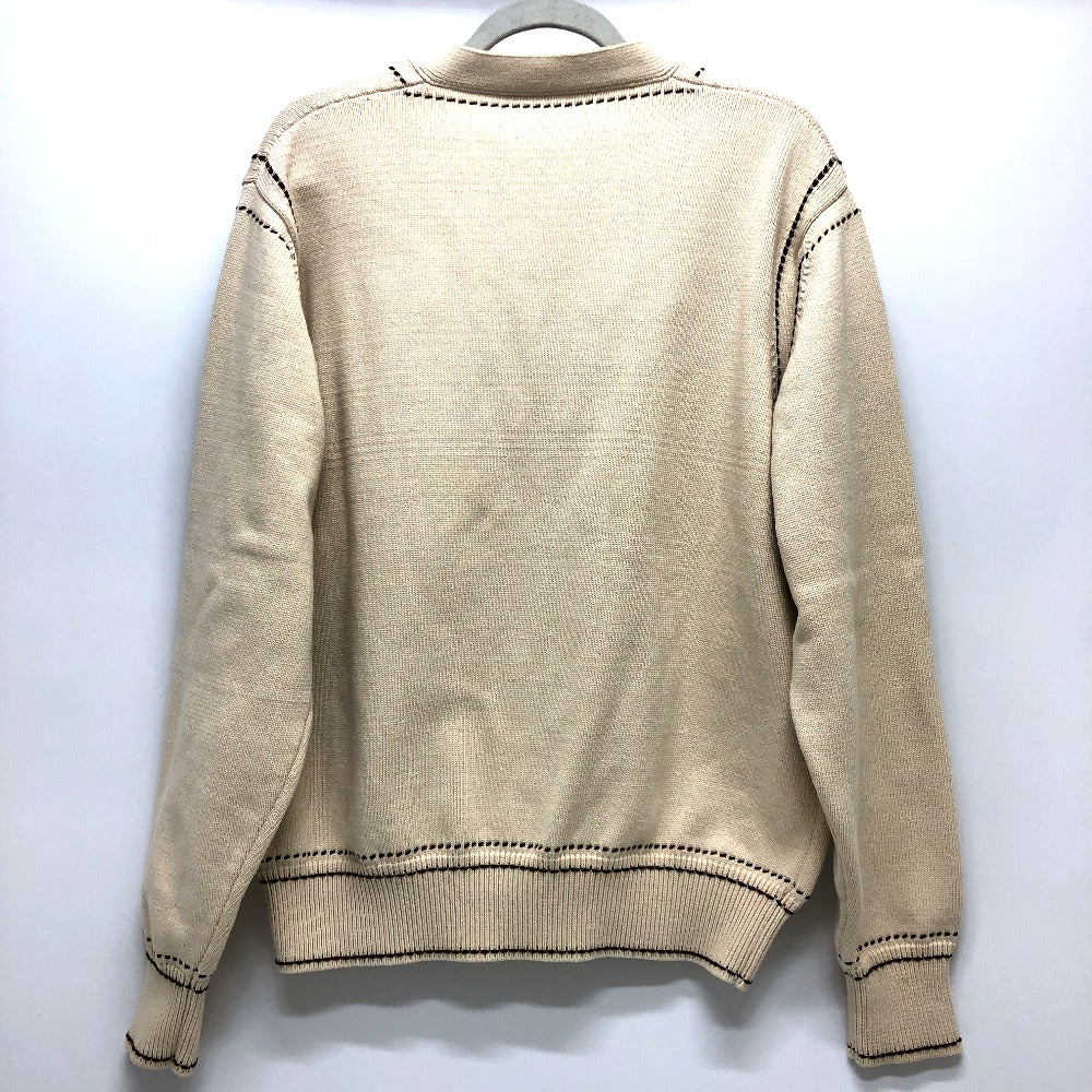 LOUIS VUITTON cardigan 1AFPXX cotton beige Signature light LV logo mens âk