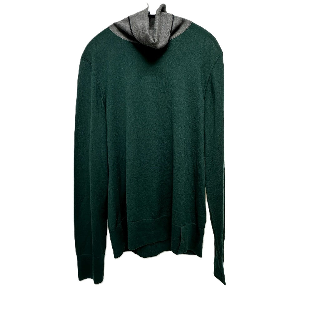 LOUIS VUITTON sweater wool green High neck Bicolor mens S
