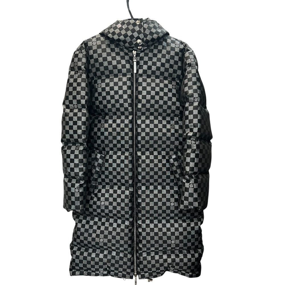 LOUIS VUITTON down coat 1A5IBT polyester Silver Damier 36
