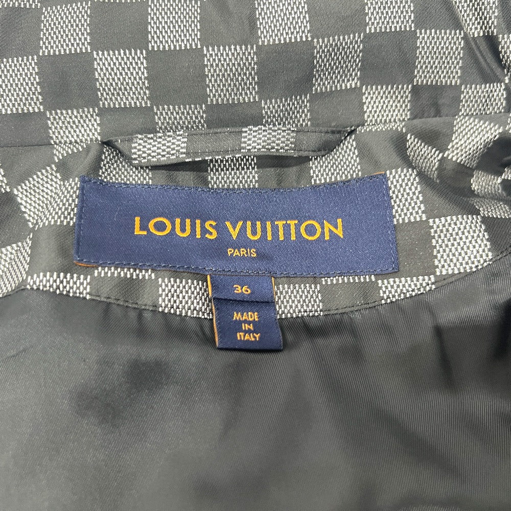LOUIS VUITTON down coat 1A5IBT polyester Silver Damier 36