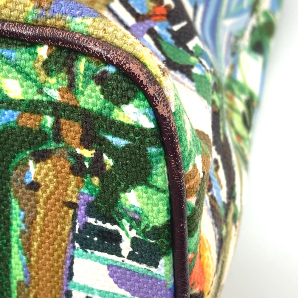 LOUIS VUITTON Tote Bag Canvas / leather green Eyeall hippo PM Women